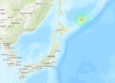 Reportan sismo de 7 de magnitud en Japón; descartan tsunami