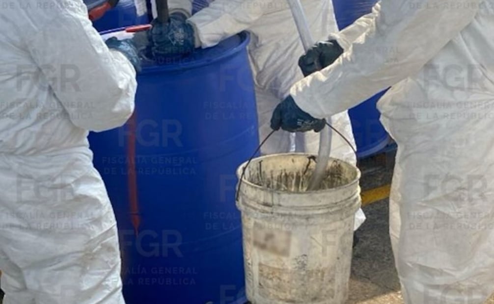 FGR destruye precursores químicos. Foto: Especial