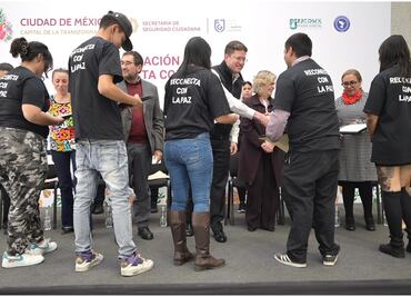 Entregan reconocimiento a beneficiarios del programa “Reconecta con la Paz”; buscan prevenir la reincidencia delictiva