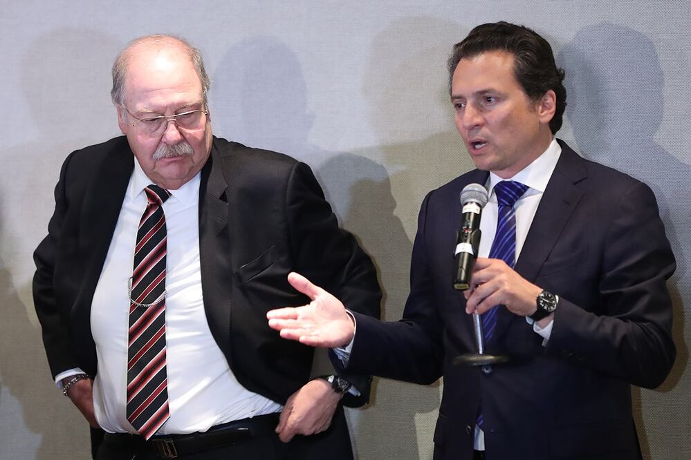 Javier Coello Trejo y Emilio Lozoya. Foto: Archivo El Universal