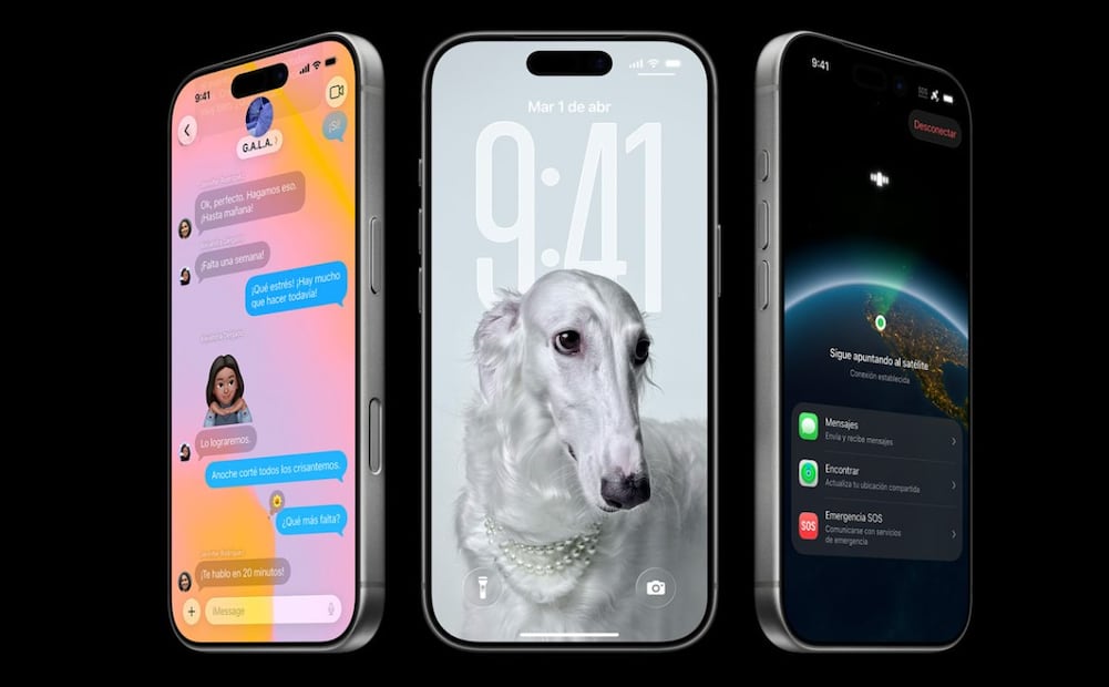 El primer iPhone vs iPhone 17, 18 años de evolución tecnológica. Imagen: Apple