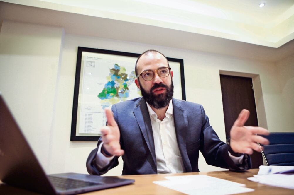 El secretario de Justicia y Derechos Humanos mexiquense, Rodrigo Espeleta. Foto: JORGE ALVARADO. EL UNIVERSAL