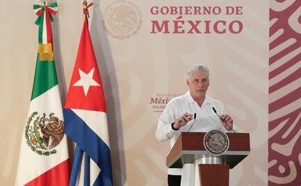 "Más que separarnos, el mar nos une": Díaz-Canel por colaboración de médicos en México