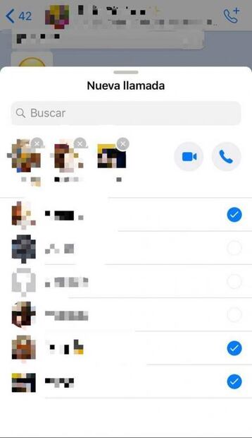 Cómo hacer llamadas grupales en WhatsApp