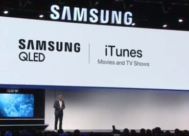 TVs Samsung soportarán iTunes