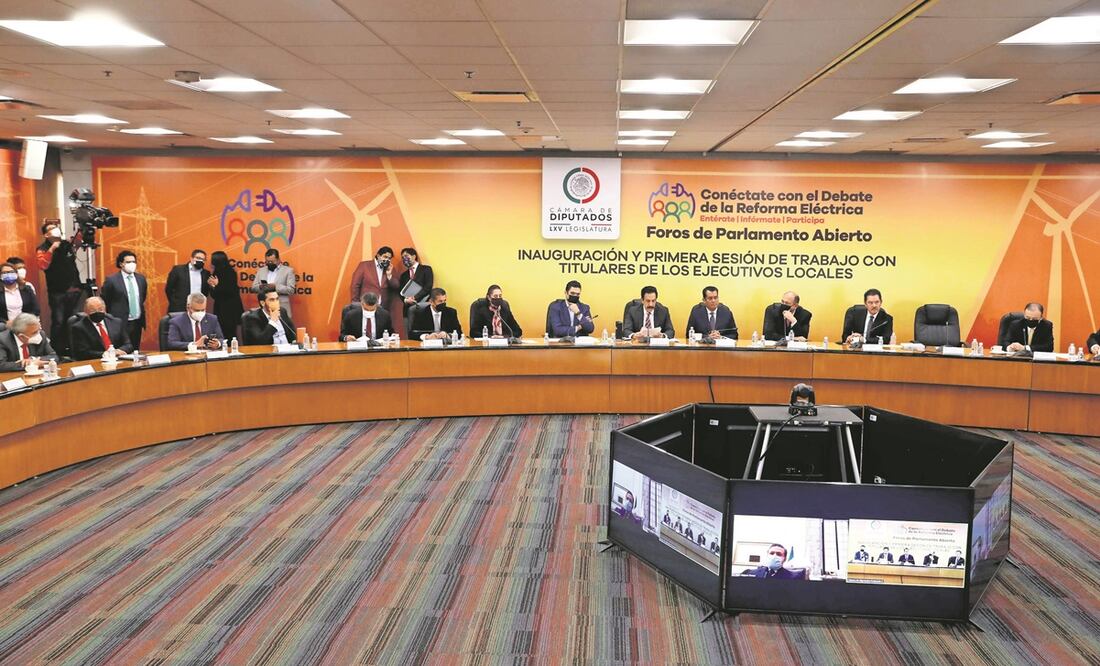 La primera reunión sobre la reforma eléctrica fue sesgada y tendenciosa, denuncian legisladores. Foto: ARCHIVO EL UNIVERSAL