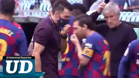 El desplante de Messi al cuerpo técnico de Quique Setién