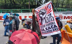 CNTE cierra Circuito Interior tras agresiones en Oaxaca; "el paro es culpa del Estado", acusa