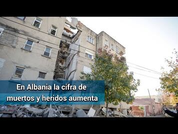 Suman 13 muertos y 325 heridos por sismo de 6.4 grados en Albania