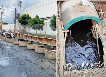 En marcha, el colector en Chalco