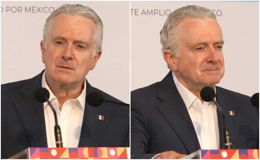 Esta mañana, el aspirante panista llegó acompañado de su esposa para entregar los documentos que le fueron requeridos. Foto: captura de pantalla