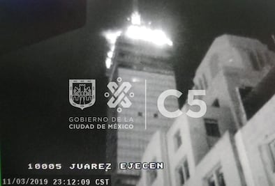 Confunden fumigación con incendio en Torre Latinoamericana