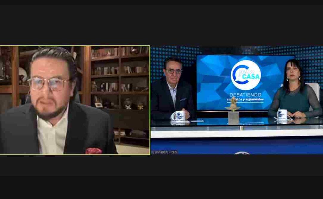 Con los de casa: García Harfuch se apunta para ser el Jefe de Gobierno de la CDMX. Foto: Captura de pantalla