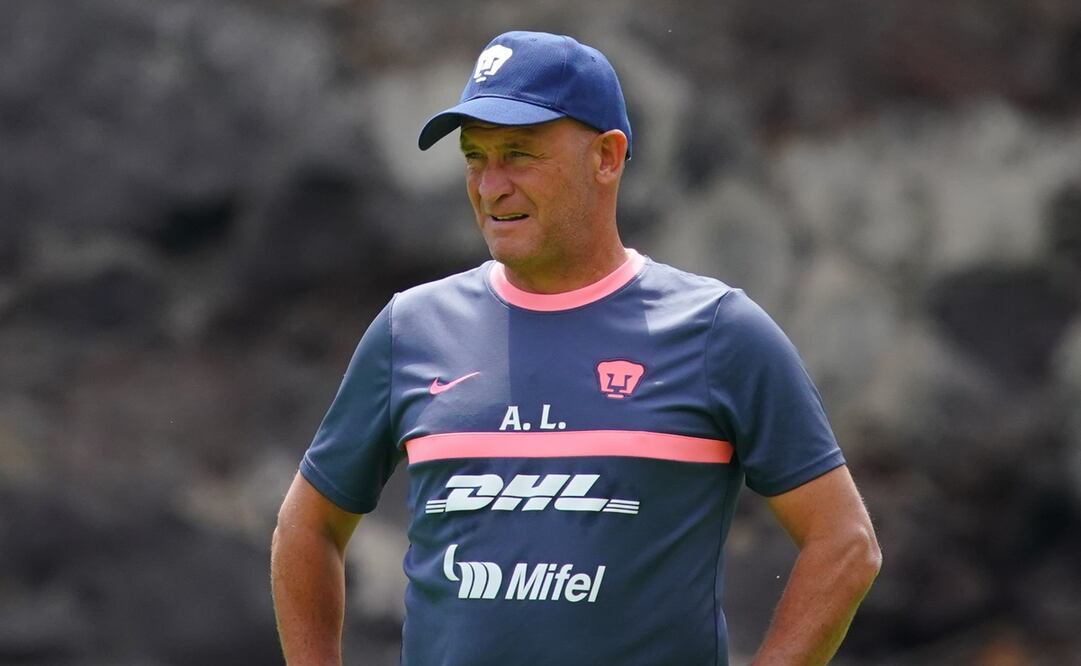 Andrés Lillini durante un entrenamiento con Pumas - FOTO: Imago7