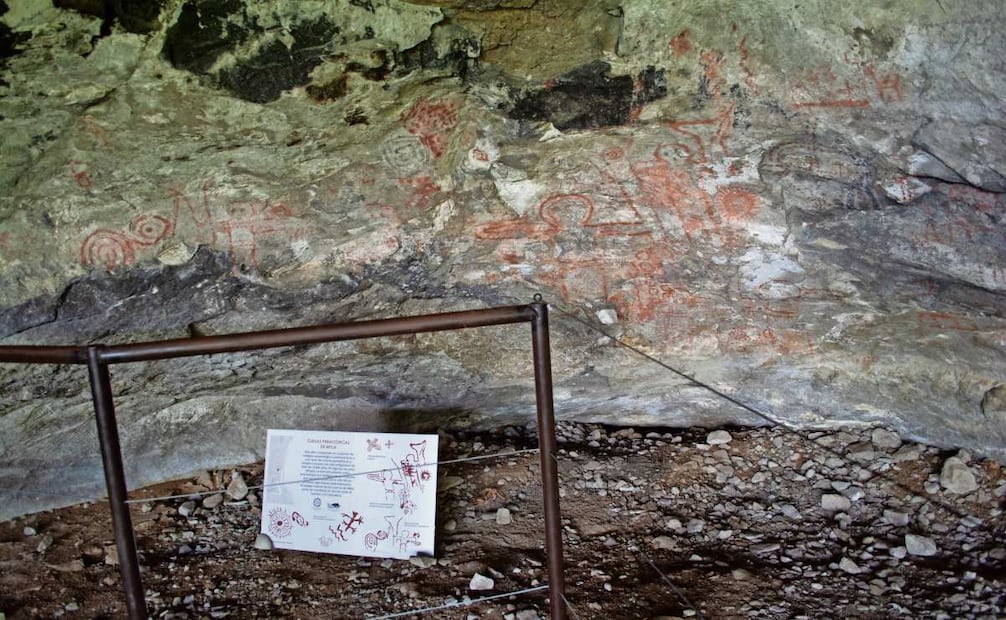 En las cuevas prehistóricas de Yagul y Mitla hay más de 100 cuevas que conservan arte rupestre. Foto: ISELA HINOJOZA/EL UNIVERSAL