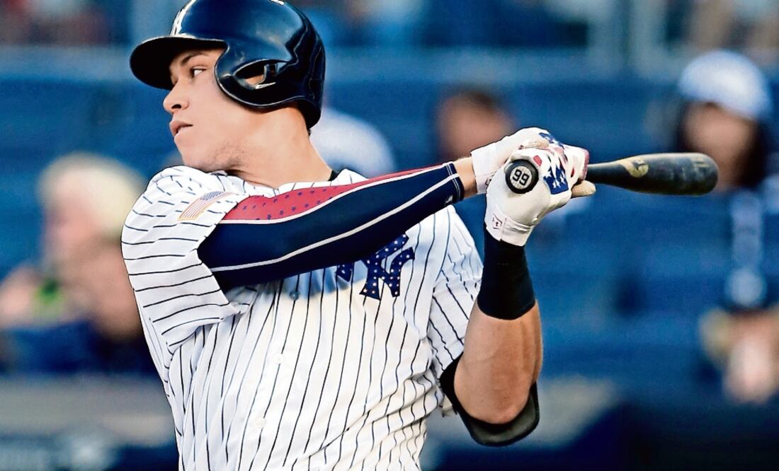 Aaron Judge fue elegido el jugador del mes de la Americana (KATHY WILLENS. AP)