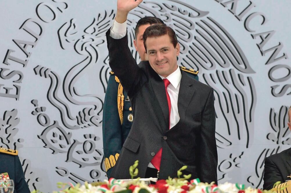 El presidente Peña Nieto concluirá su estancia en Nueva York con la develación de la obra “Agenda 2030”, del maestro Manuel Felguérez. (PRESIDENCIA)