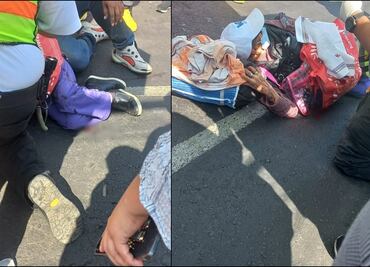 VIDEO: Chofer de micro atropella a abuelita de Álvaro Obregón; pasajeros lo detienen para evitar que escapara