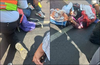 VIDEO: Chofer de micro atropella a abuelita de Álvaro Obregón; pasajeros lo detienen para evitar que escapara