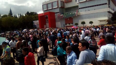 Desalojan edificios por sismo de 4.2 grados en Hidalgo