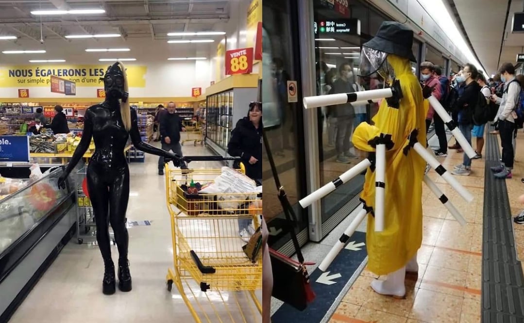 Algunas personas han decidido "combatir" con mucha imaginación el coronavirus. Fotos: Instagram