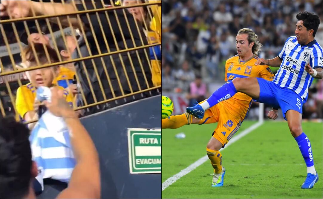 Un jugador de Rayados tuvo un gran gesto con un aficionado de Tigres / Foto: Especiales