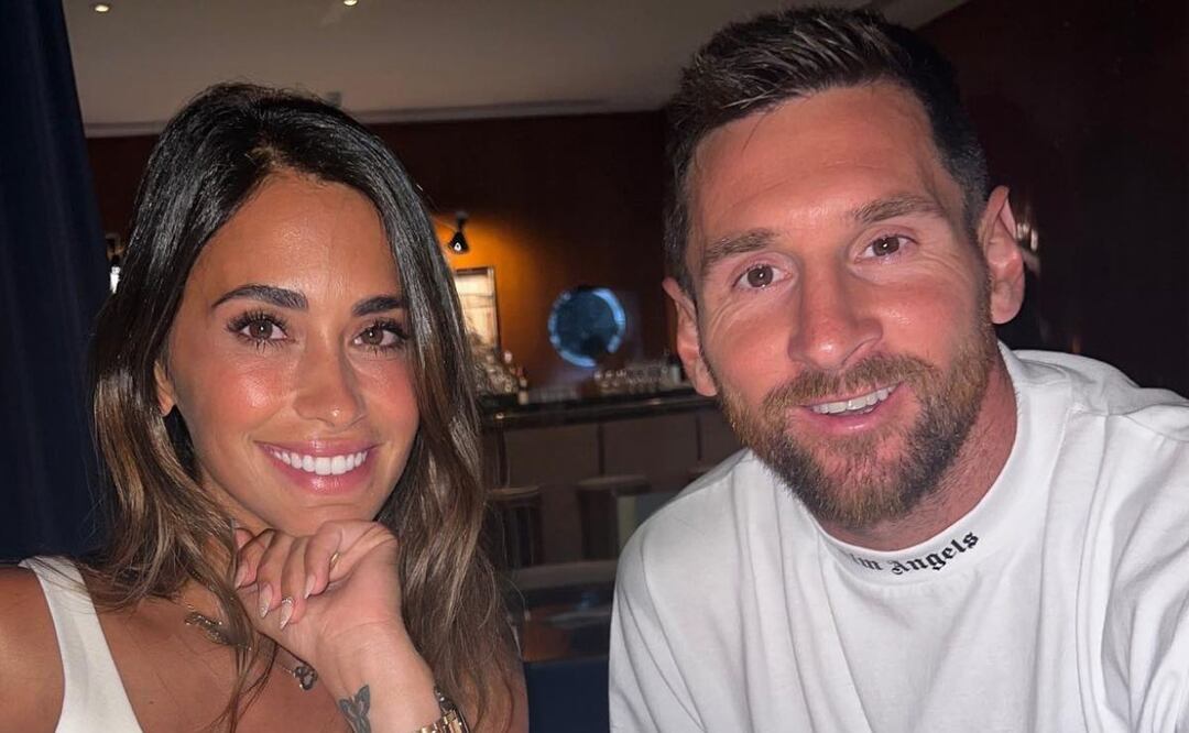 Lionel Messi y Antonela Rocuzzo. Fuente: Instagram @leomessi