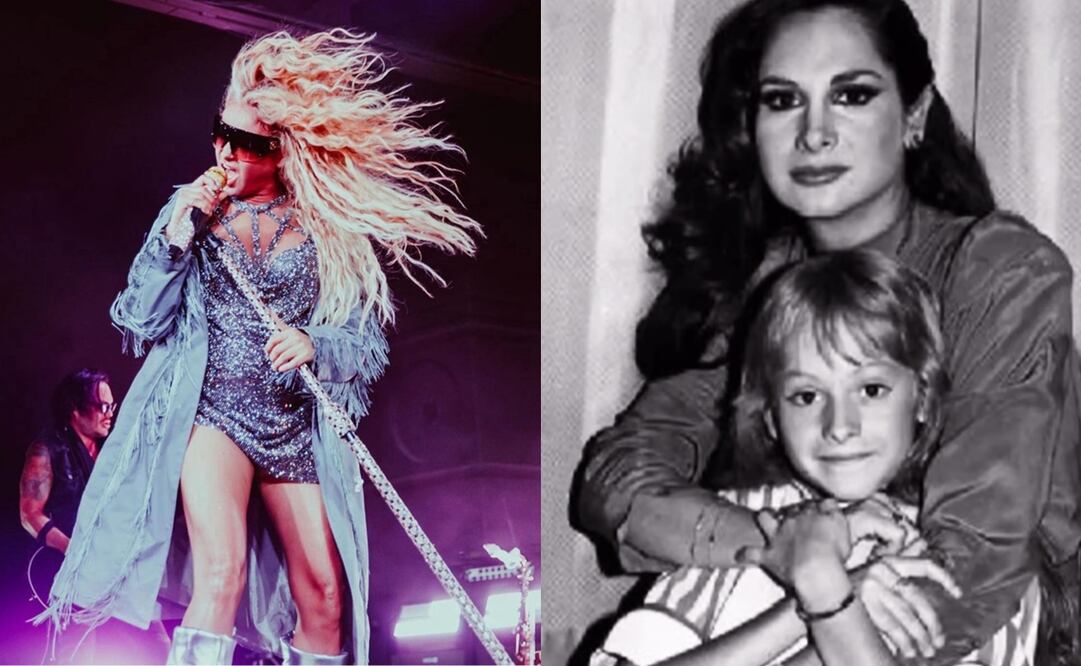 Paulina Rubio se presentó en la marcha por el orgullo LGBT, en Neza, este sábado 22 de junio.
Fotos: Instagram