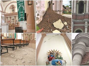 Terremoto afecta patrimonio del Occidente del país