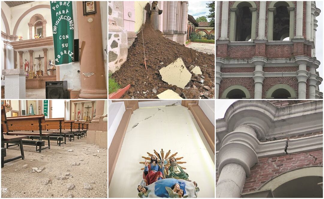 Michoacán registró el mayor número de inmuebles históricos dañados por el sismo del lunes, fueron alrededor de 25 templos ubicados principalmente en Coalcomán, Paracho, San Juan Nuevo, Pátzcuaro, Huetamo y Tingüindín.