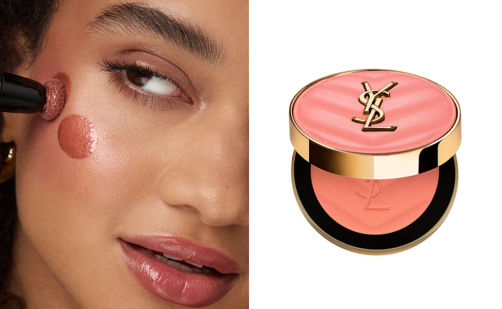 Ese efecto “buena cara” empieza por elegir bien el blush. Foto: Instagram @kikomilano, Yves Saint Laurent