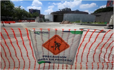 FOTOS. Así luce la rehabilitación de la Glorieta de Insurgentes; ¿cuándo quedará listo el proyecto?