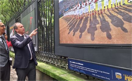 Inauguran “100 años, una historia infinita”; una galería en honor al centenario de la Liga Mexicana de Beisbol