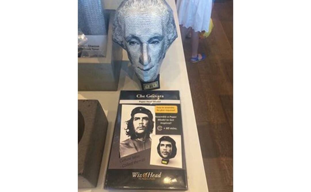 "El Che Guevara como proyecto de arte, a la venta en la tienda del Museo de Arte de Pérez de Miami. Un insulto a sus víctimas, muchas familias de los que ejecutó viven en Miami", indicó Werlau en sus redes FOTO: Facebook.
