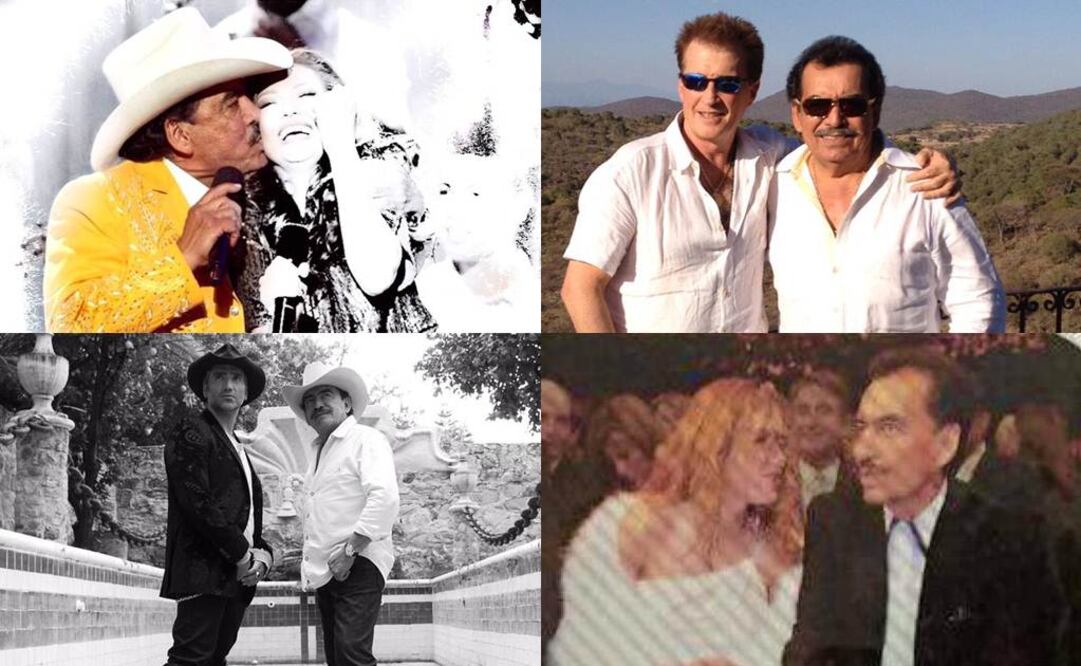 A través de redes sociales, diversas celebridades compartieron instantáneas junto a Joan Sebastian. FOTOS: Redes sociales