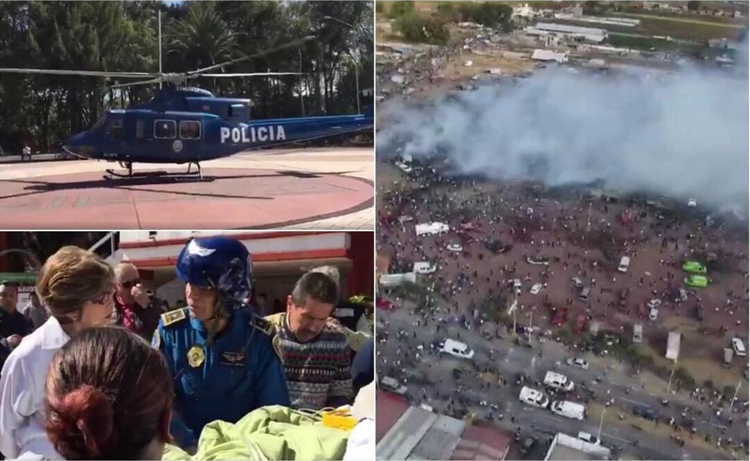 Photo: Twitter @SSP_CDMX and Xinhua