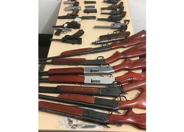 Aseguran arsenal en domicilio de Chiapas