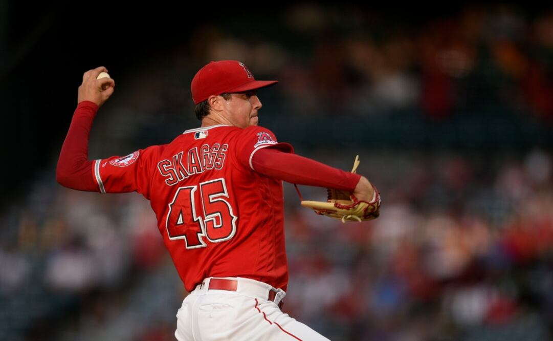 Tyler Skaggs, pitcher de los Angels. Foto: Reuters