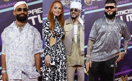 Grandes estrellas del reggaetón le ponen flow a la alfombra roja de los premios Tu Música Urbano 2023