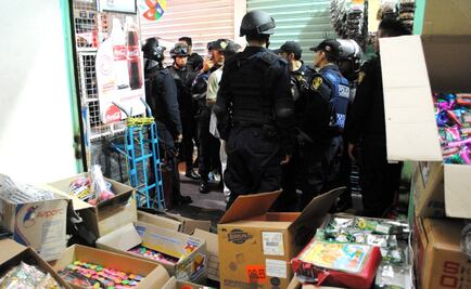 Van 9 toneladas de pirotecnia aseguradas en septiembre