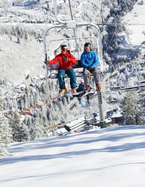 Si quieres aprender a esquiar, debes hacerlo en Aspen