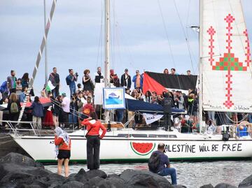 Israel traslada a puerto a tripulantes de Flotilla Global Sumud; muestra vídeo de Greta Thunberg