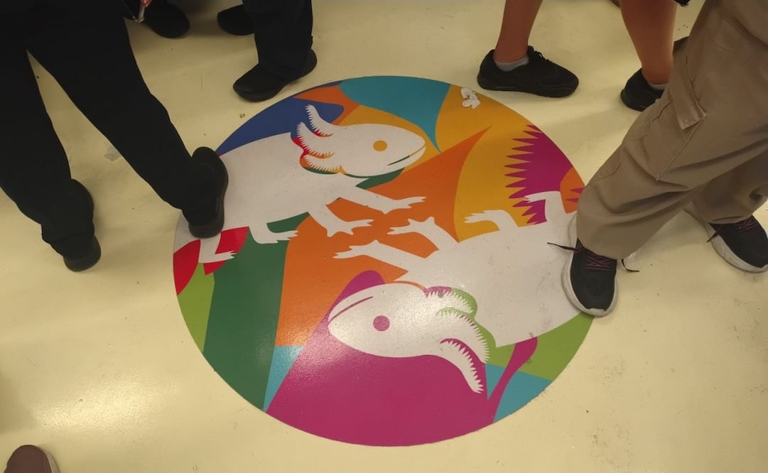 Los vagones de la Línea 2 del Metro comenzaron a circular con una intervención visual rumbo al Mundial 2026. Foto: especial