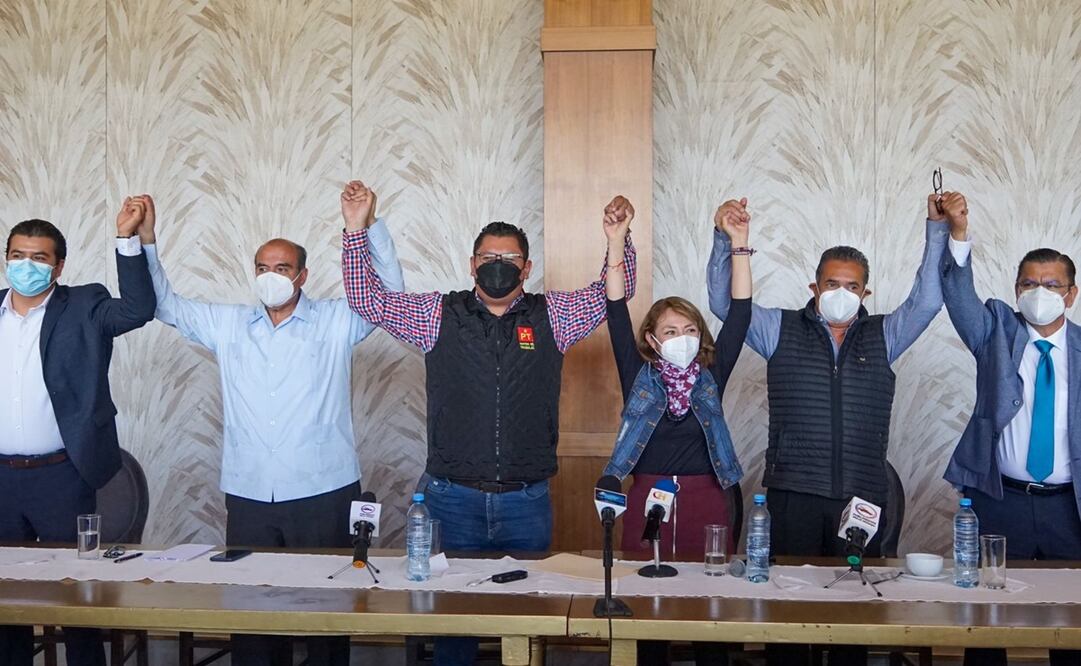 Dijeron estar confiados en lograr la alternancia en esta entidad, que por más de 90 años ha sido gobernada por el Revolucionario Institucional. Foto: Especial