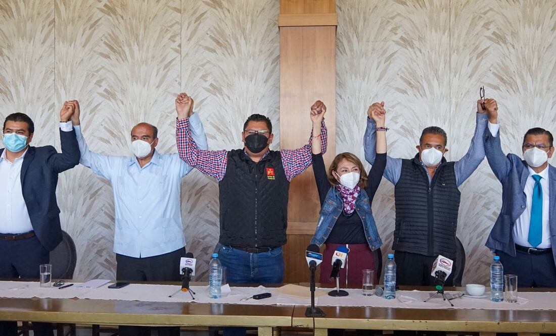 Dijeron estar confiados en lograr la alternancia en esta entidad, que por más de 90 años ha sido gobernada por el Revolucionario Institucional. Foto: Especial