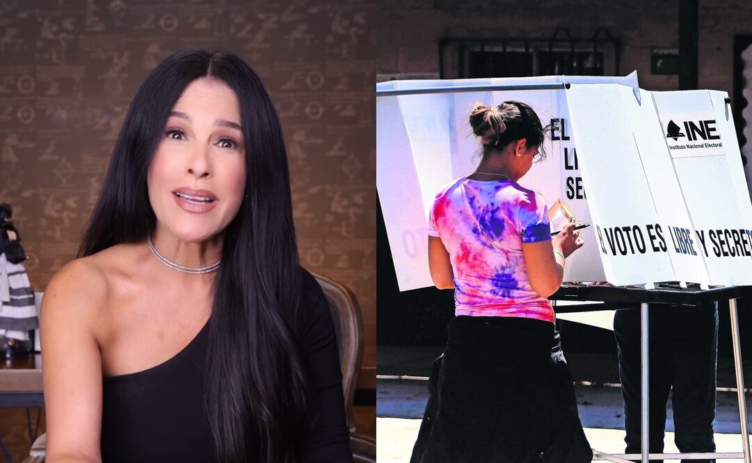 Martha Debayle invita a los jóvenes a votar este 2 de junio. Foto: Captura de pantalla y Archivo / EL UNIVERSAL