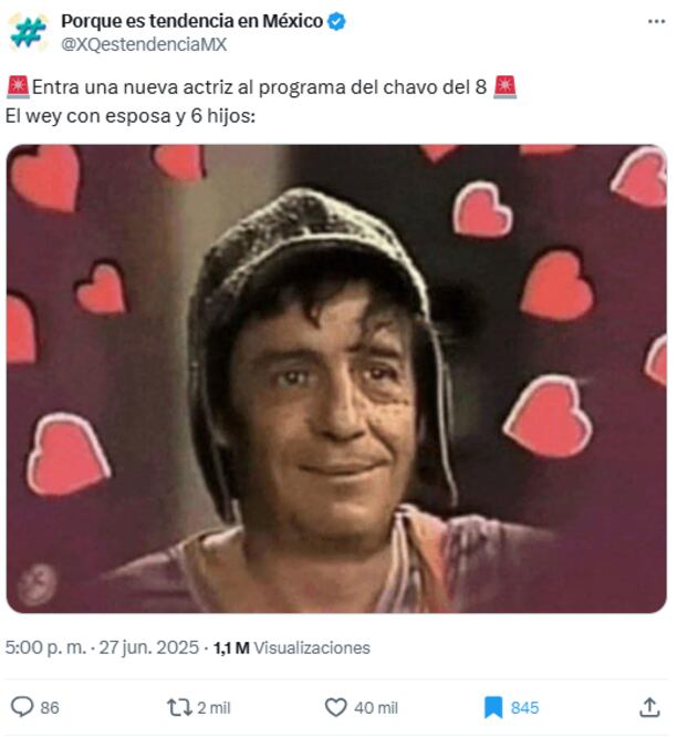 Foto: @XQestendenciaMX