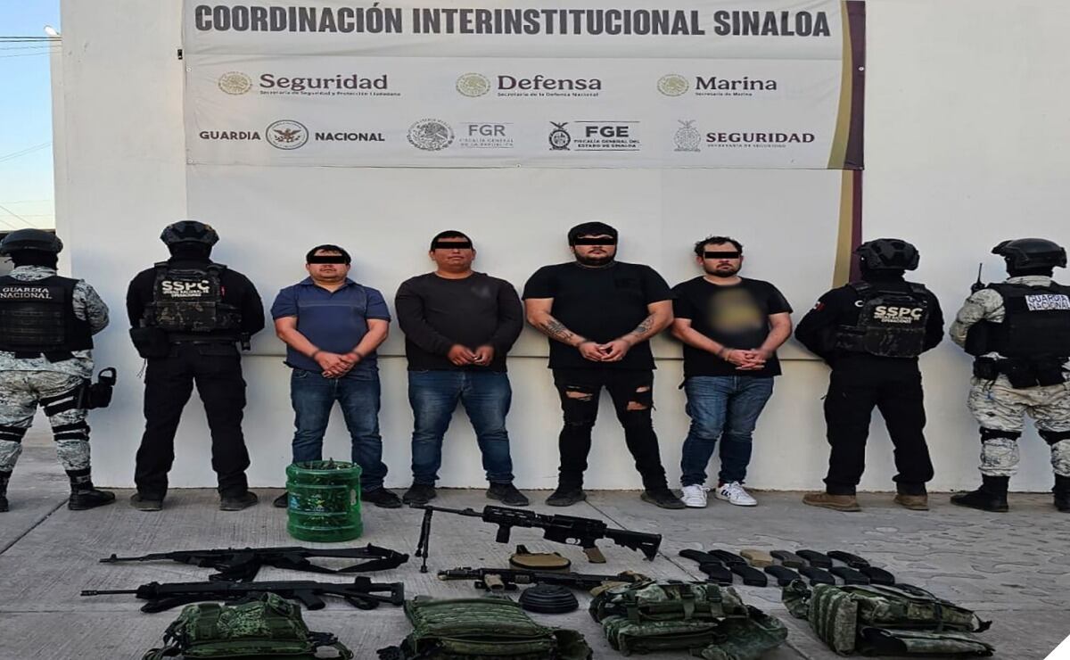 Detienen a “Berna” e integrantes de la facción de “Los Chapitos”; se dedicaban al sicariato y venta de droga