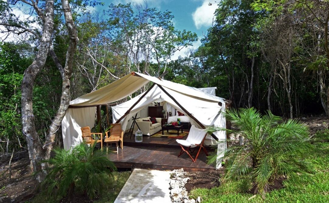 La idea de ofrecer hospedaje tipo glamping surgió después de un viaje a África (Foto. Cortesía La Carlota)