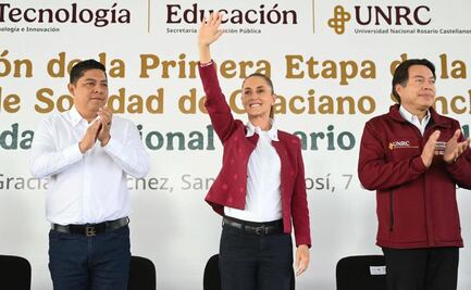 Sheinbaum anuncia Beca Gertrudis Bocanegra en la Universidad Rosario Castellanos; "reivindicamos el derecho a la educación", dice